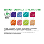 American Art Clay Underglaze Set #110