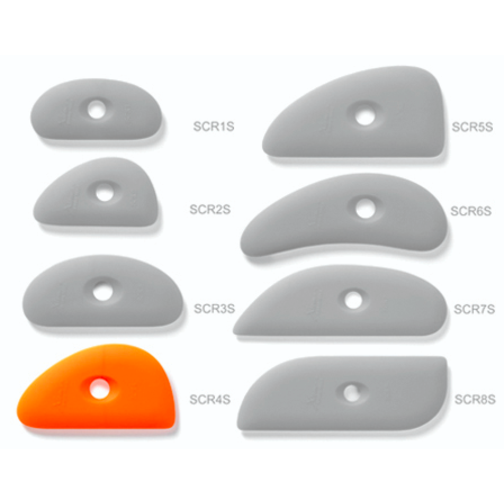 XIEM TOOLS Soft Silicone Rib 4 - Orange