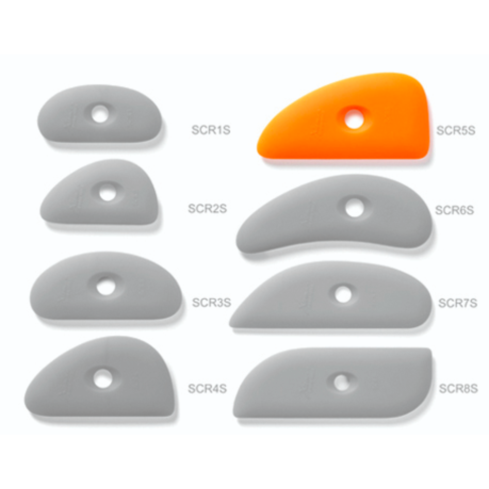 xiem Soft Silicone Rib 5 - Orange