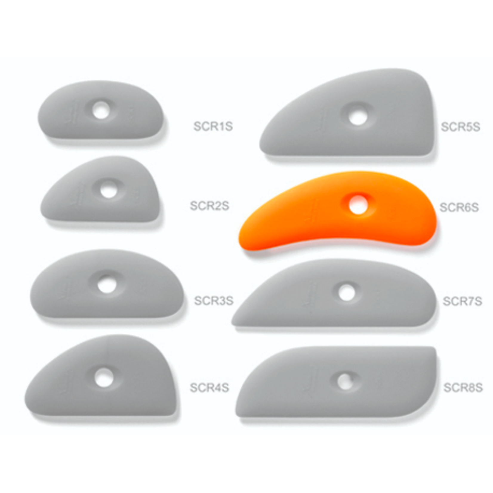XIEM TOOLS Soft Silicone Rib 6 - Orange