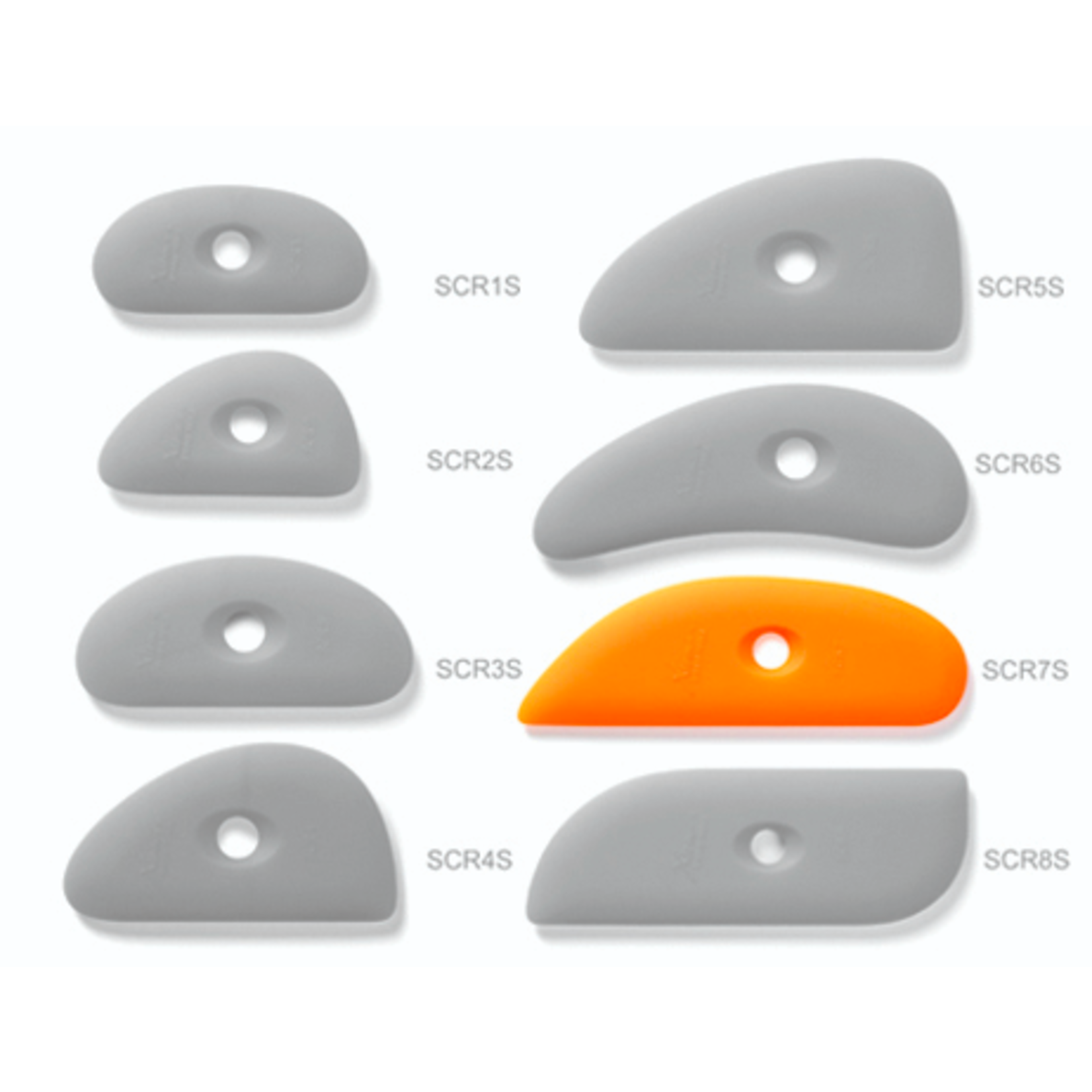 xiem Soft Silicone Rib 7 - Orange