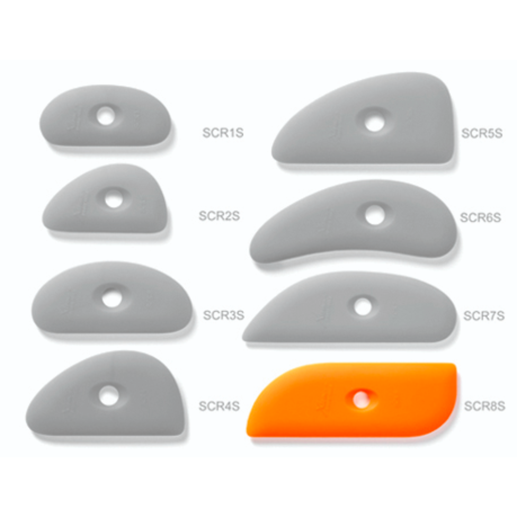 XIEM TOOLS Soft Silicone Rib 8 - Orange