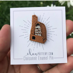 Elan Pottery Transfers Reduction Kiln Enamel Pin