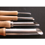 Chinese Clay Art RND HOLE CTR W/WOOD HNDL-1/2