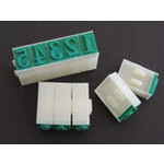 Chinese Clay Art NUMBER STAMPS - 1/2