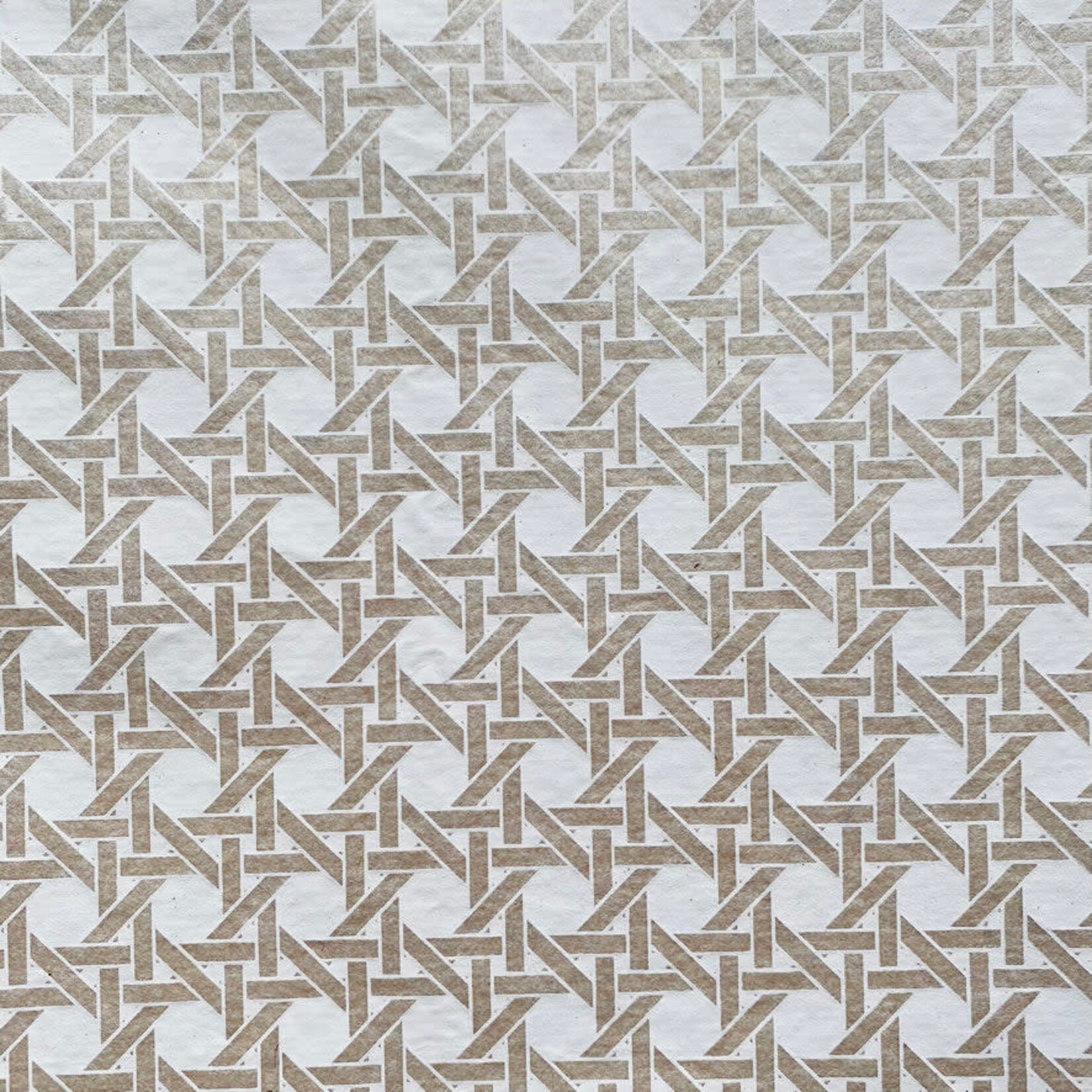 Elan Pottery Transfers Woven Cane Underglaze Transfer - White