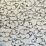 Elan Pottery Transfers Clouds Underglaze Transfer - Black