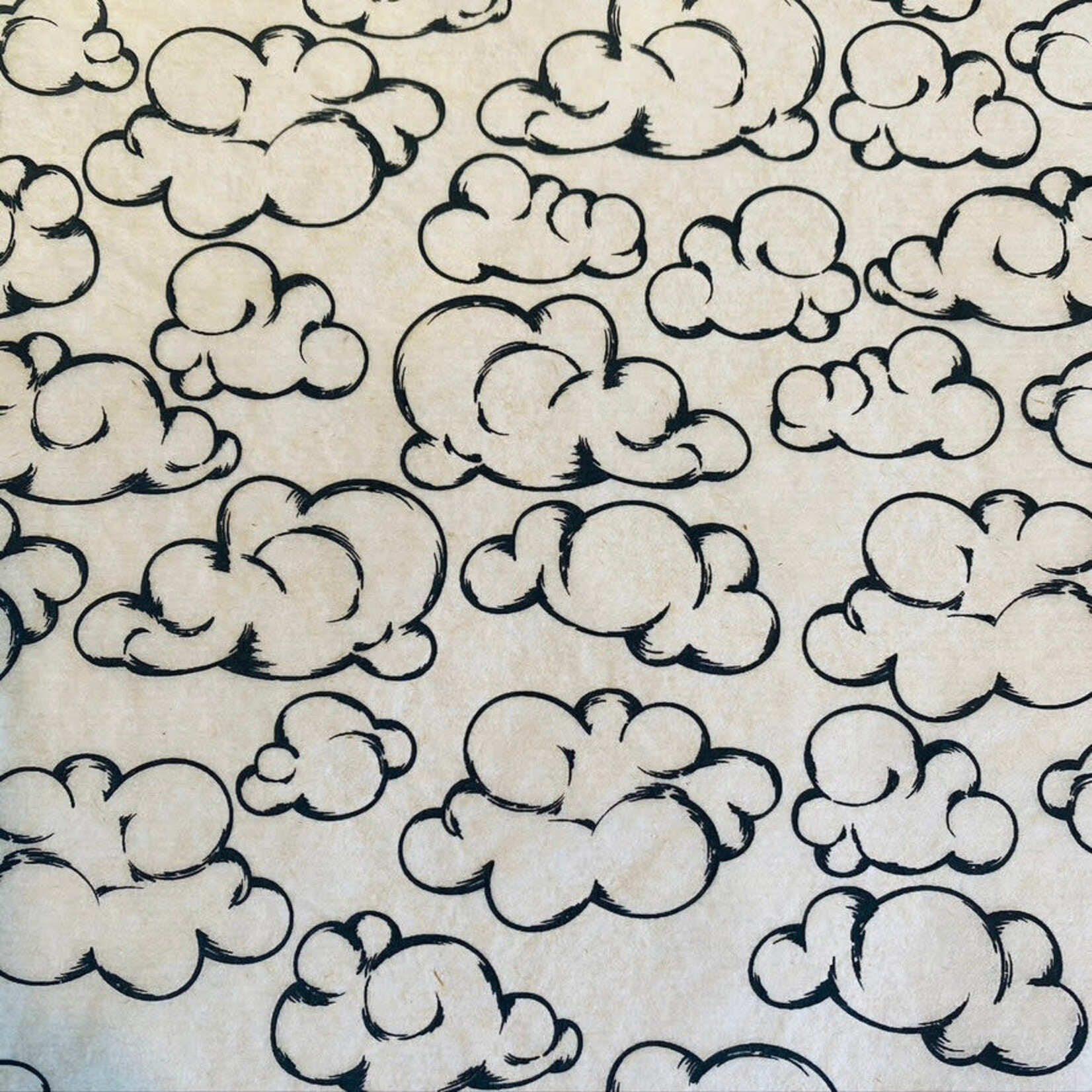 Elan Pottery Transfers Clouds Underglaze Transfer - Black