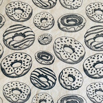 Elan Pottery Transfers Doughnuts Underglaze Transfer - Black