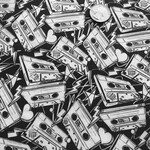Elan Pottery Transfers Mixtapes Underglaze Transfer - Black