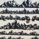 Elan Pottery Transfers Mountains Underglaze Transfer  - Black