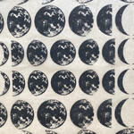 Elan Pottery Transfers Moon Phases Underglaze Transfer - Black