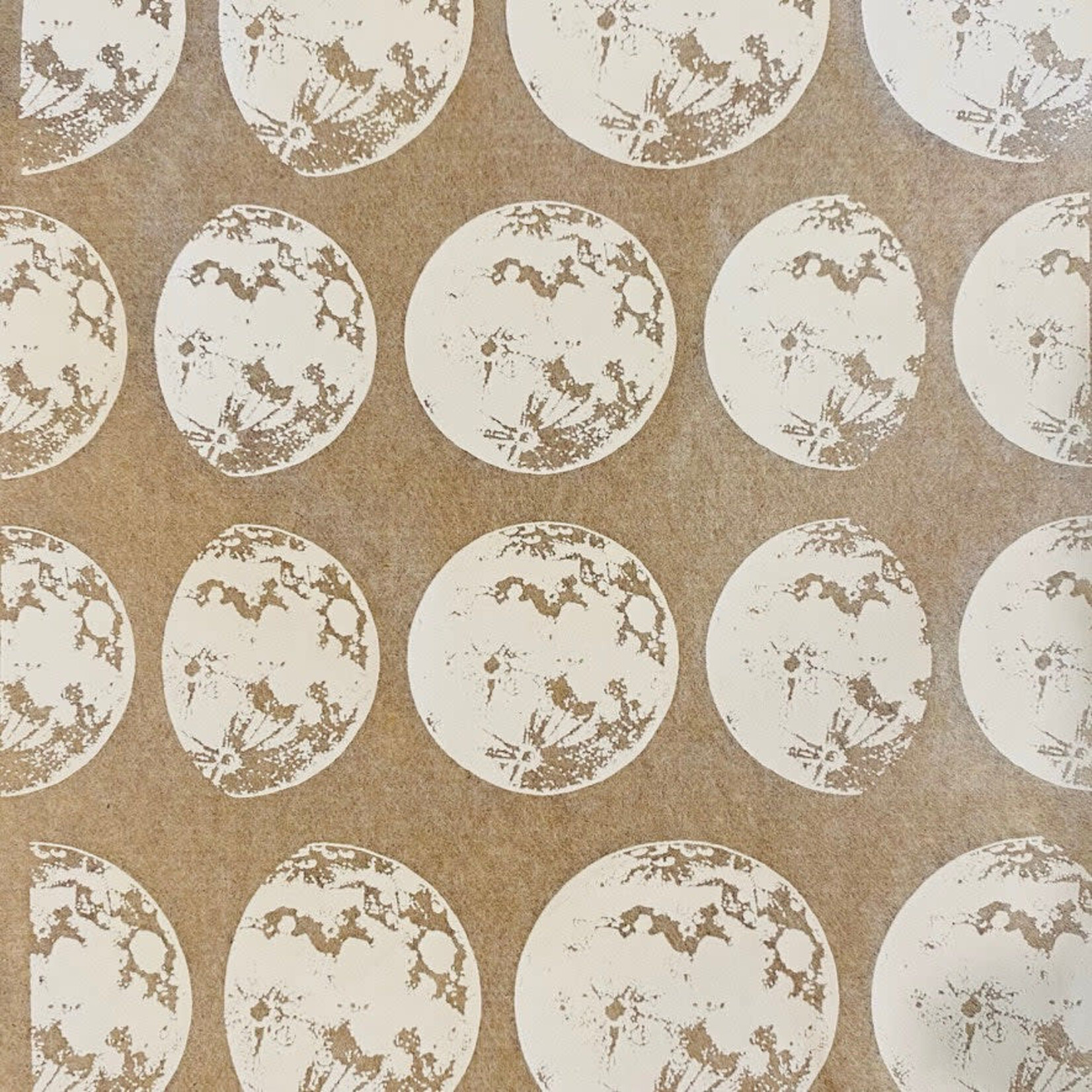 Elan Pottery Transfers Moon Phases Underglaze Transfer - White