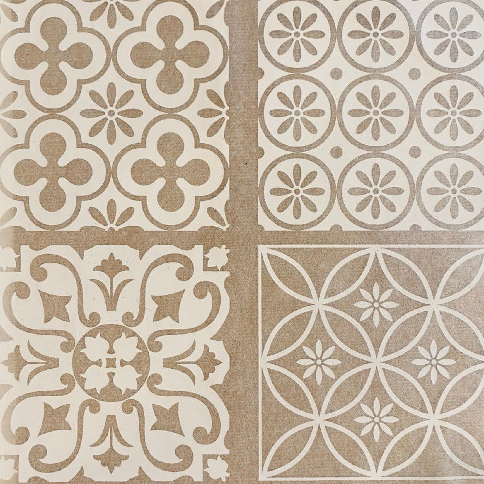 Elan Pottery Transfers Moroccan Tiles Underglaze Transfer - White