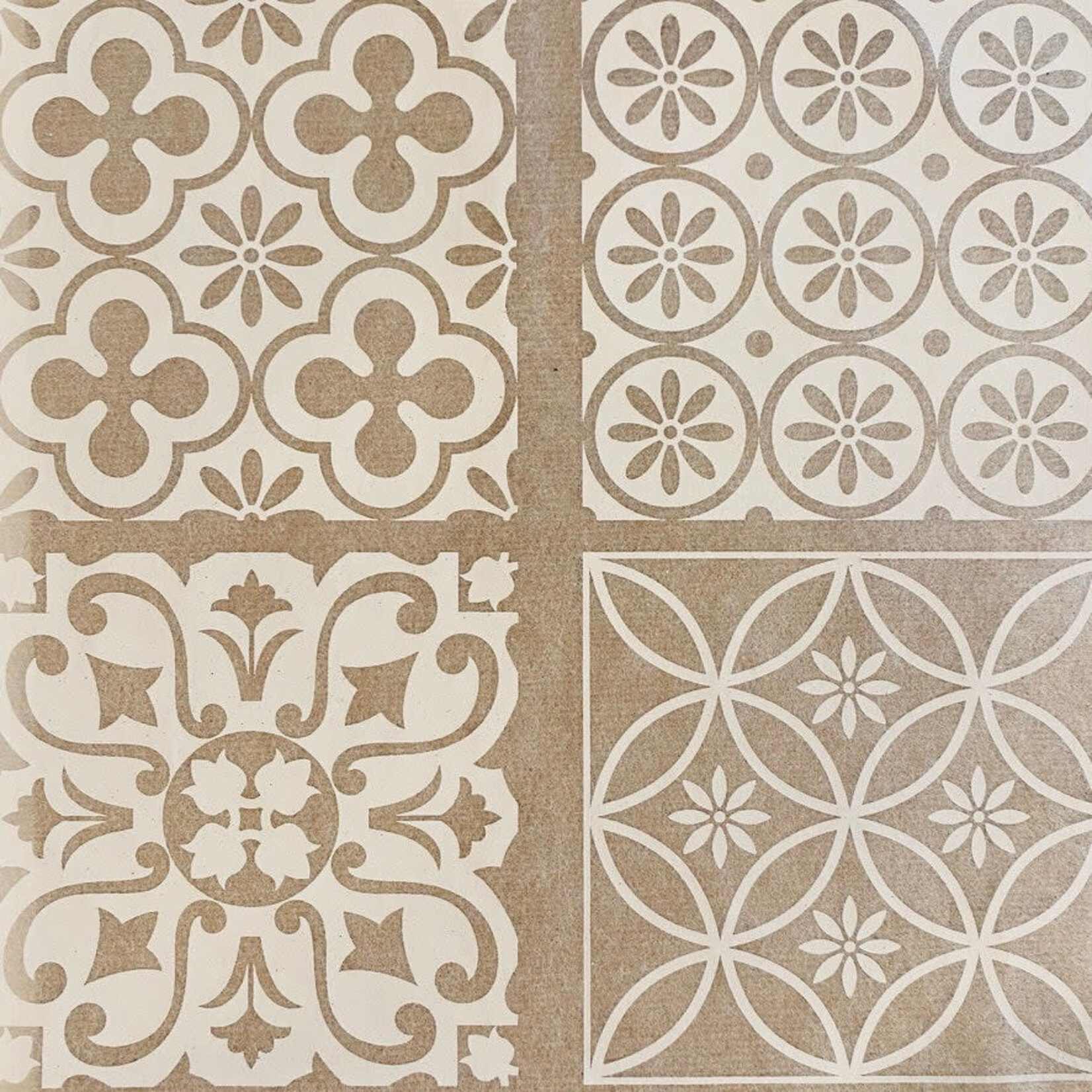 Elan Pottery Transfers Underglaze Transfer EP- Moroccan Tiles White