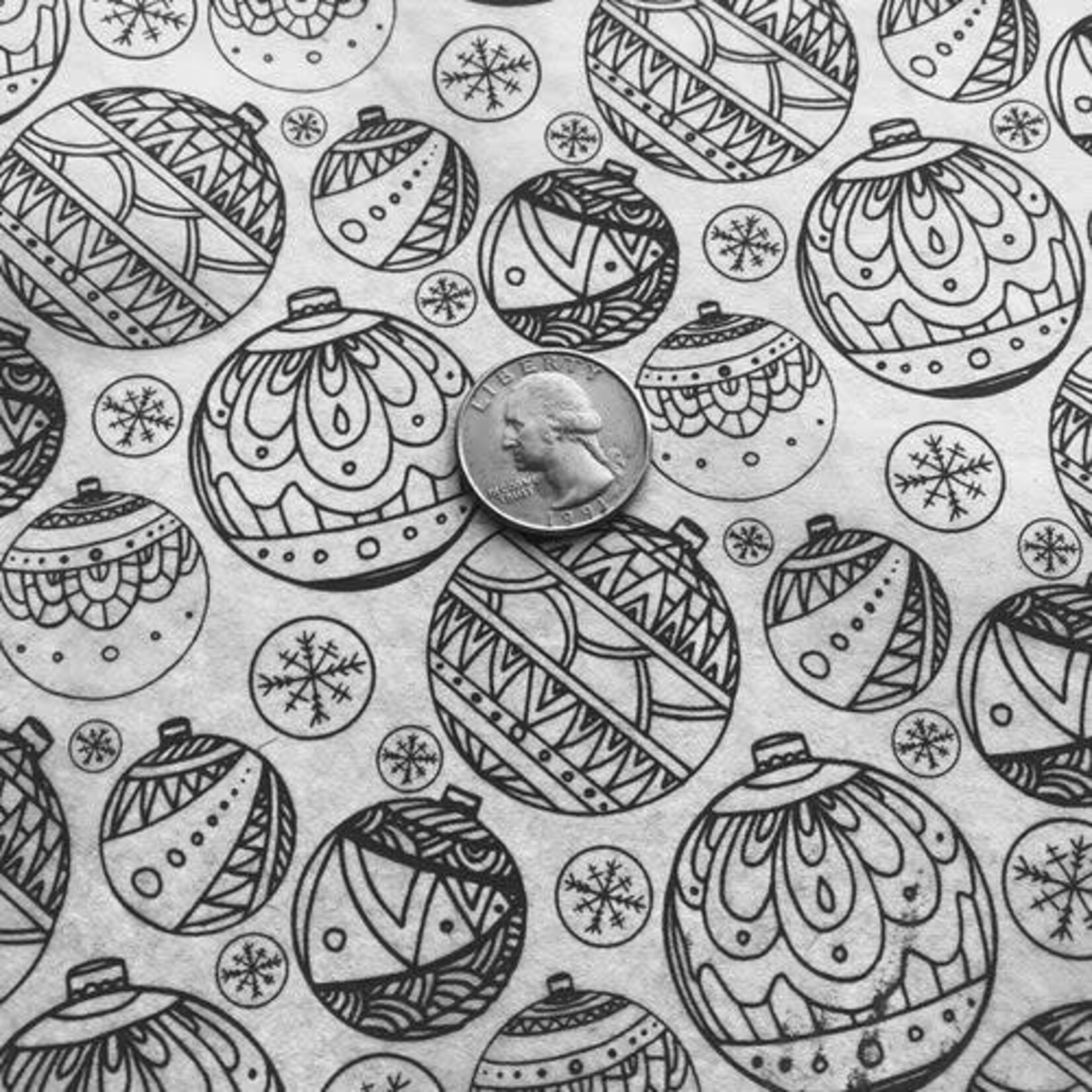 Elan Pottery Transfers Ornaments (Seasonal) Underglaze Transfer - Black