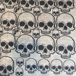 Elan Pottery Transfers Underglaze Transfer EP-Skulls Black