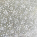 Elan Pottery Transfers Snowflakes Underglaze Transfer - White