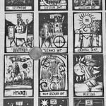 Elan Pottery Transfers Tarot Cards - Underglaze Transfer - black