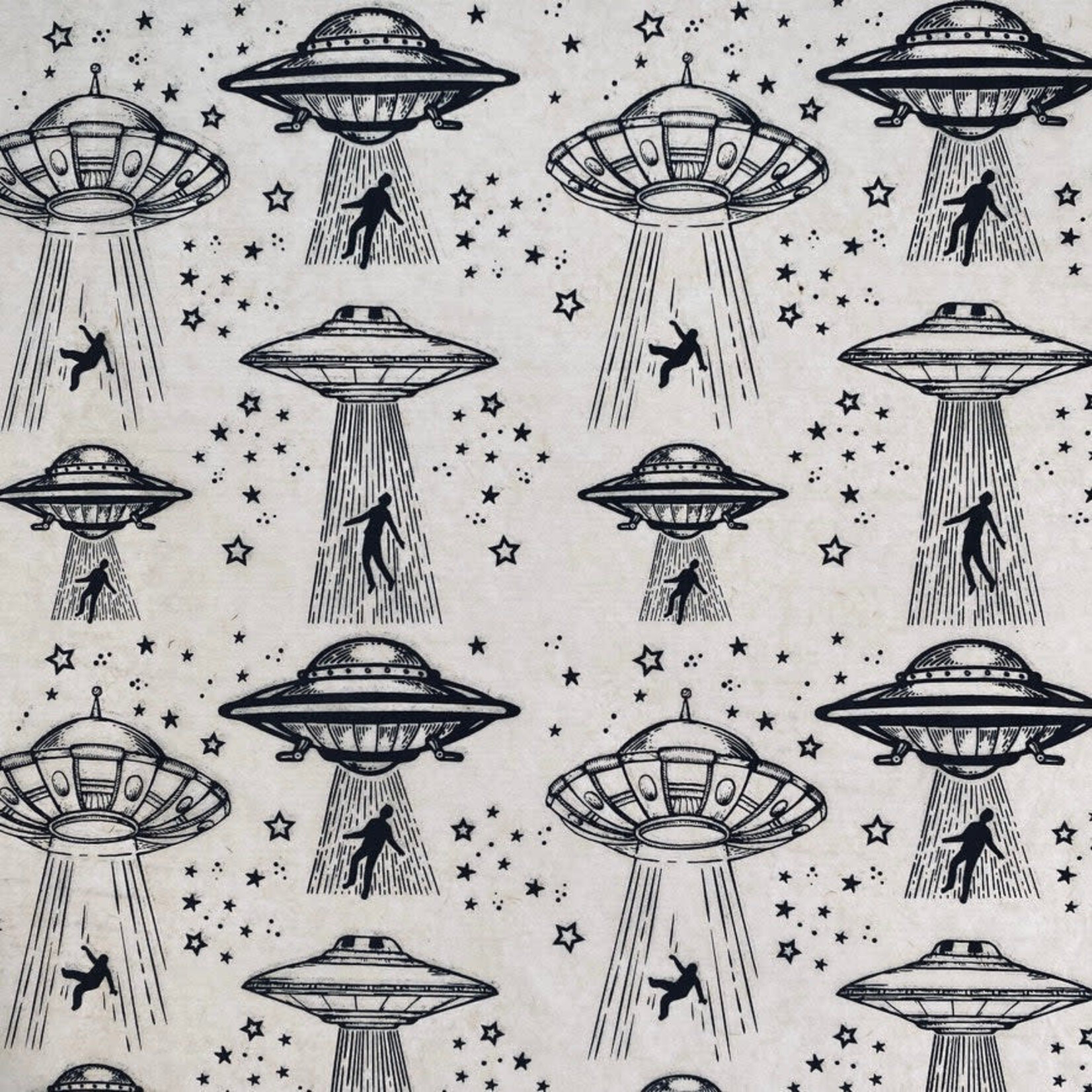 Elan Pottery Transfers UFO Underglaze Transfer - Black