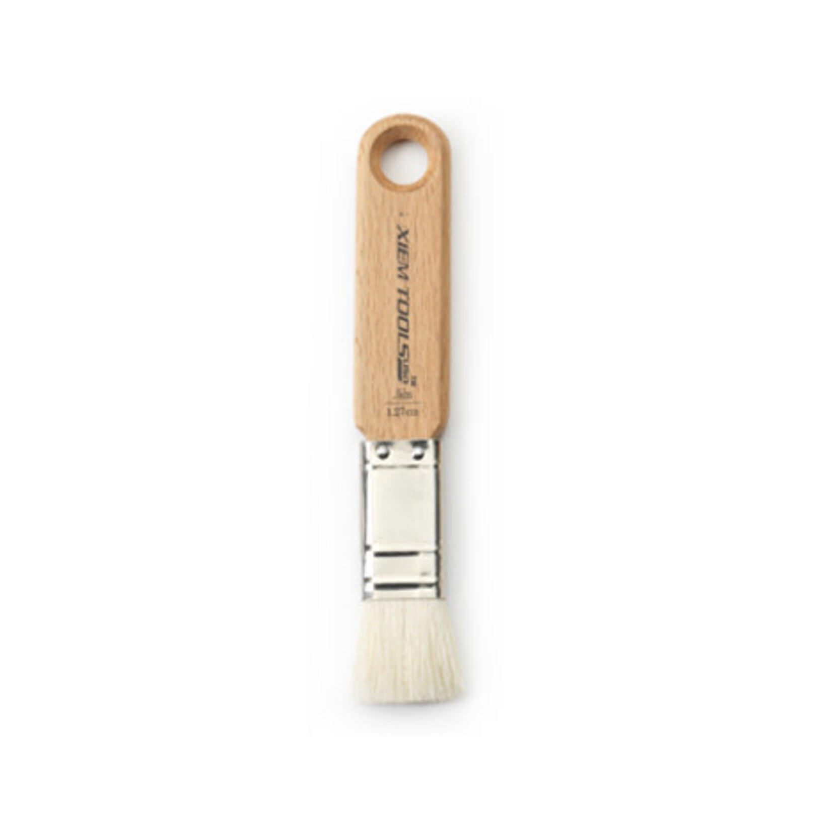 XIEM TOOLS Short Cut Glaze Brush .5" High Quality Goat Hair