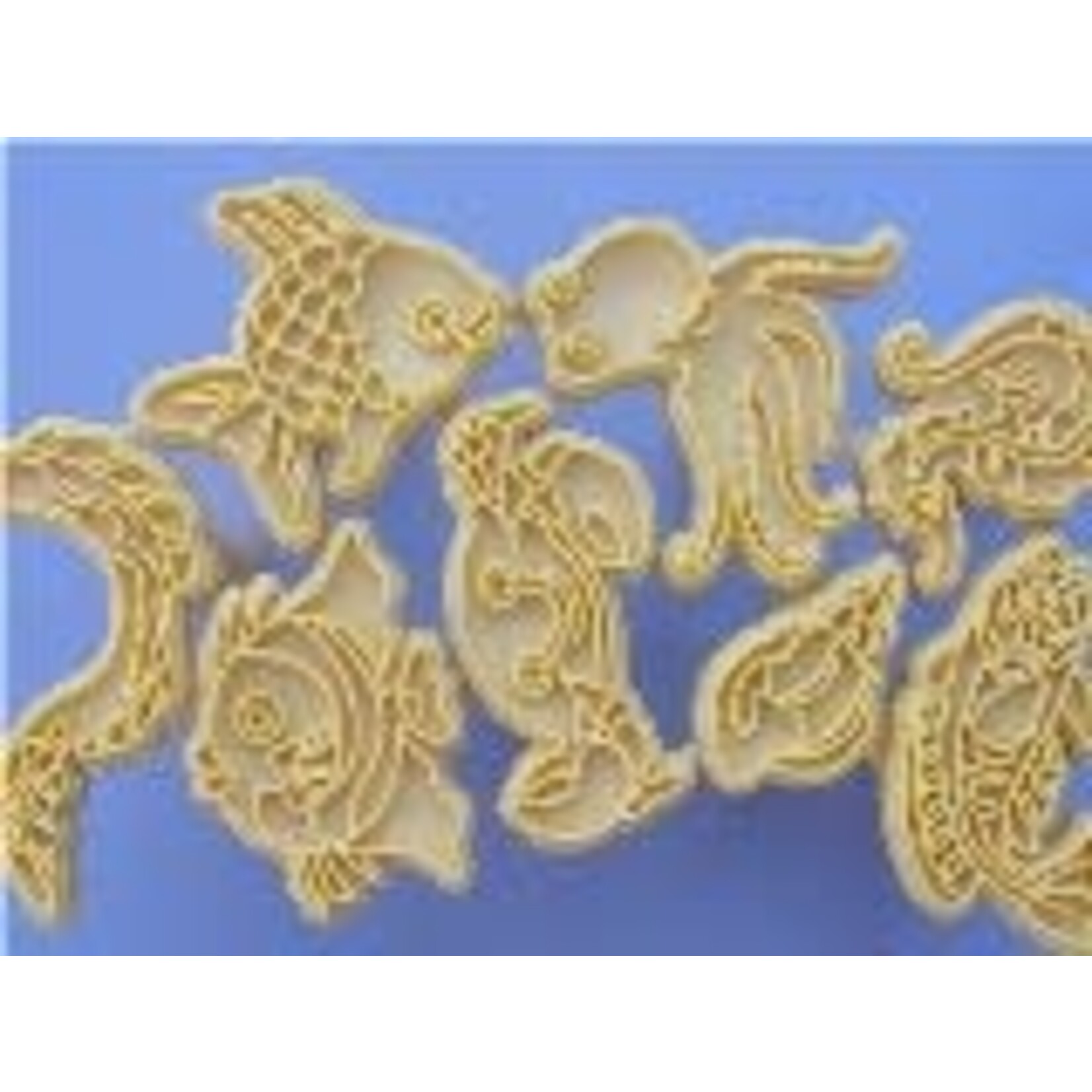 Chinese Clay Art STAMPS (PLASTIC) - OCEAN LIFE