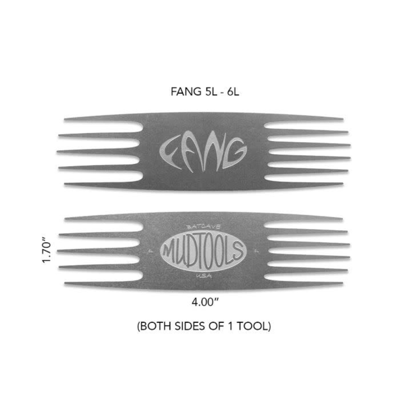 FANG Large Stainless Steel Scoring Tools - Mudtools