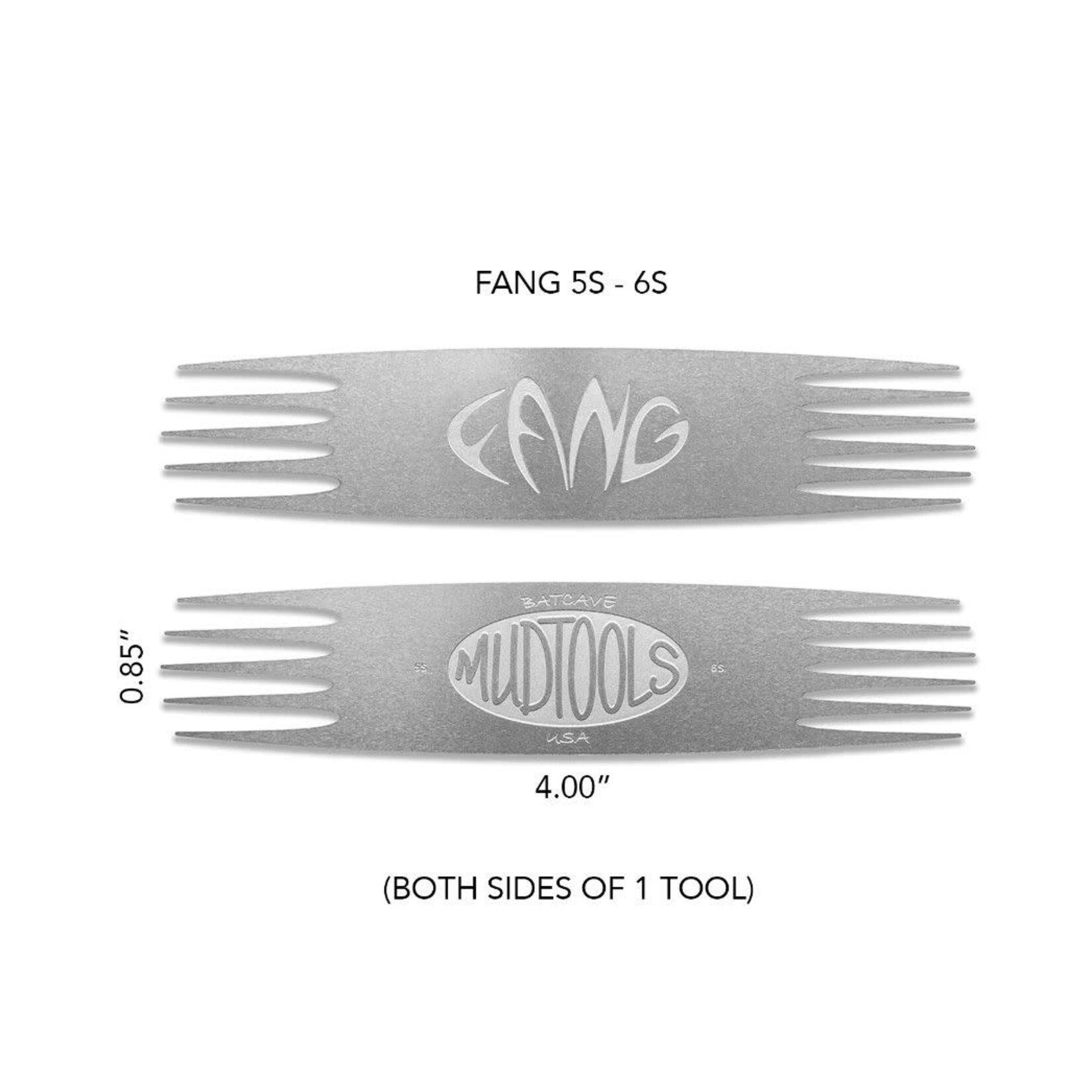 Mudtools FANG Small SS Stainless Steel Scoring Tools 5S-6S