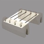 The Ceramic Shop 6” Replacement Wire, Small Bead Rack (4 Pack)