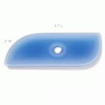 XIEM TOOLS Rigid Plastic Clay Rib 8