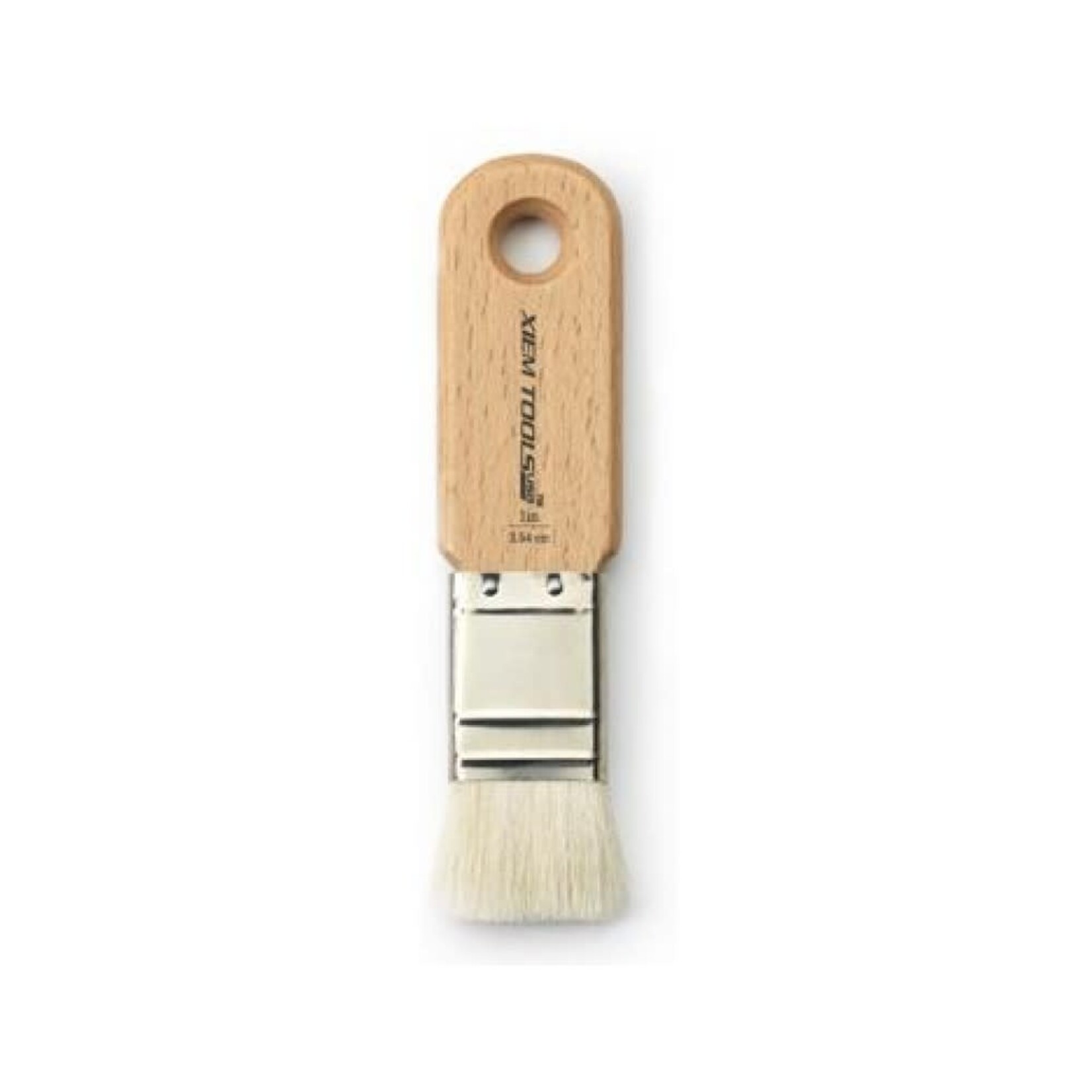 XIEM TOOLS Short Cut Glaze Brush 1" High Quality Goat Hair