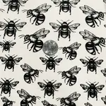 Elan Pottery Transfers Bees Underglaze Transfer - Black