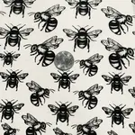 Elan Pottery Transfers black Bees - Underglaze Transfer