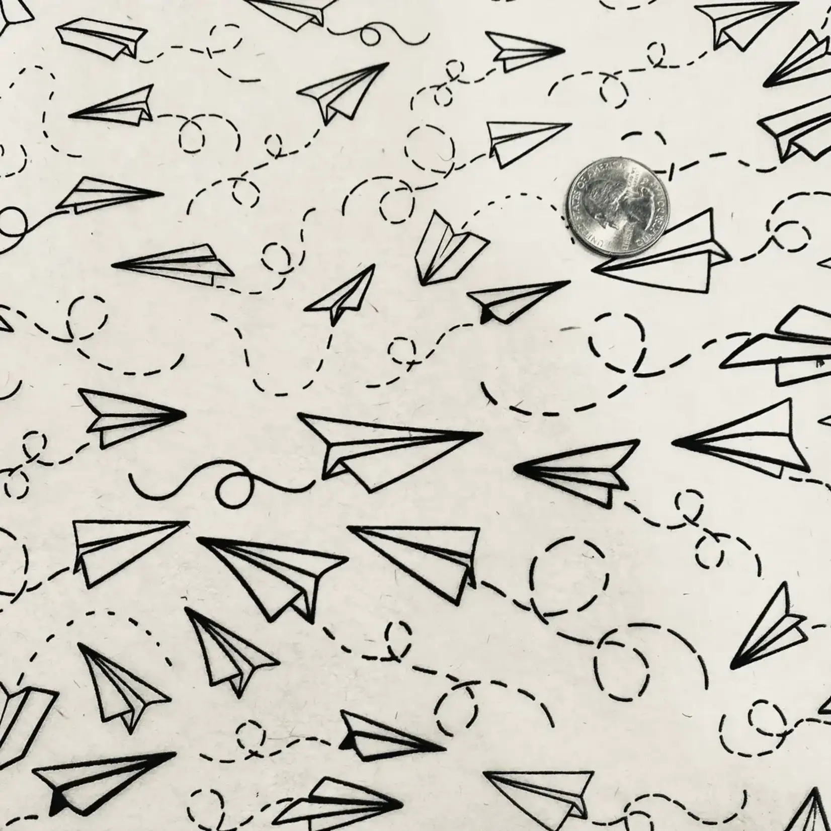 Elan Pottery Transfers Paper Planes Underglaze Transfer - Black