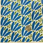 Elan Pottery Transfers blue/green Petals - Underglaze Transfer