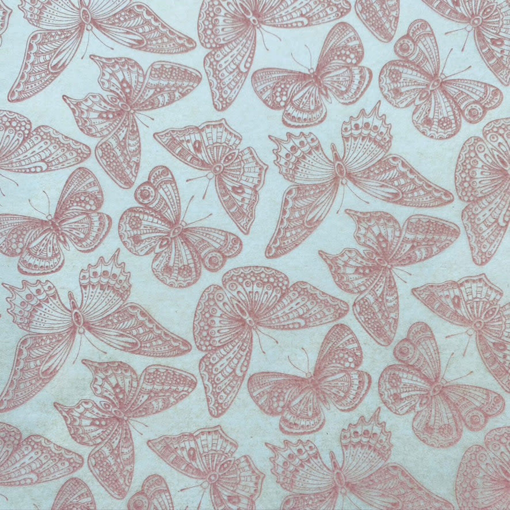 Elan Pottery Transfers Butterflies - Underglaze Transfer -pink