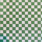 Elan Pottery Transfers Checkerboard - Underglaze Transfer - green