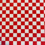 Elan Pottery Transfers Checkerboard - Underglaze Transfer - red