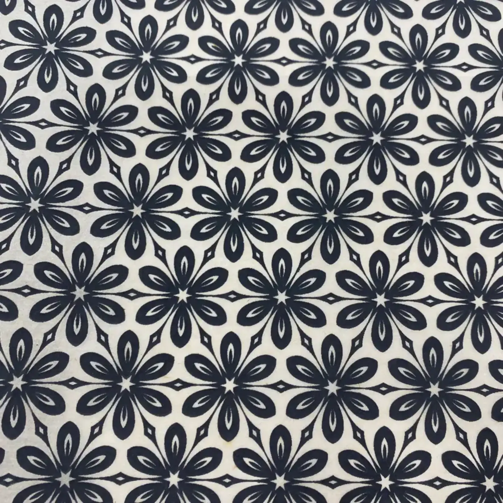 Elan Pottery Transfers Floral Wallpaper Underglaze Transfer - Black