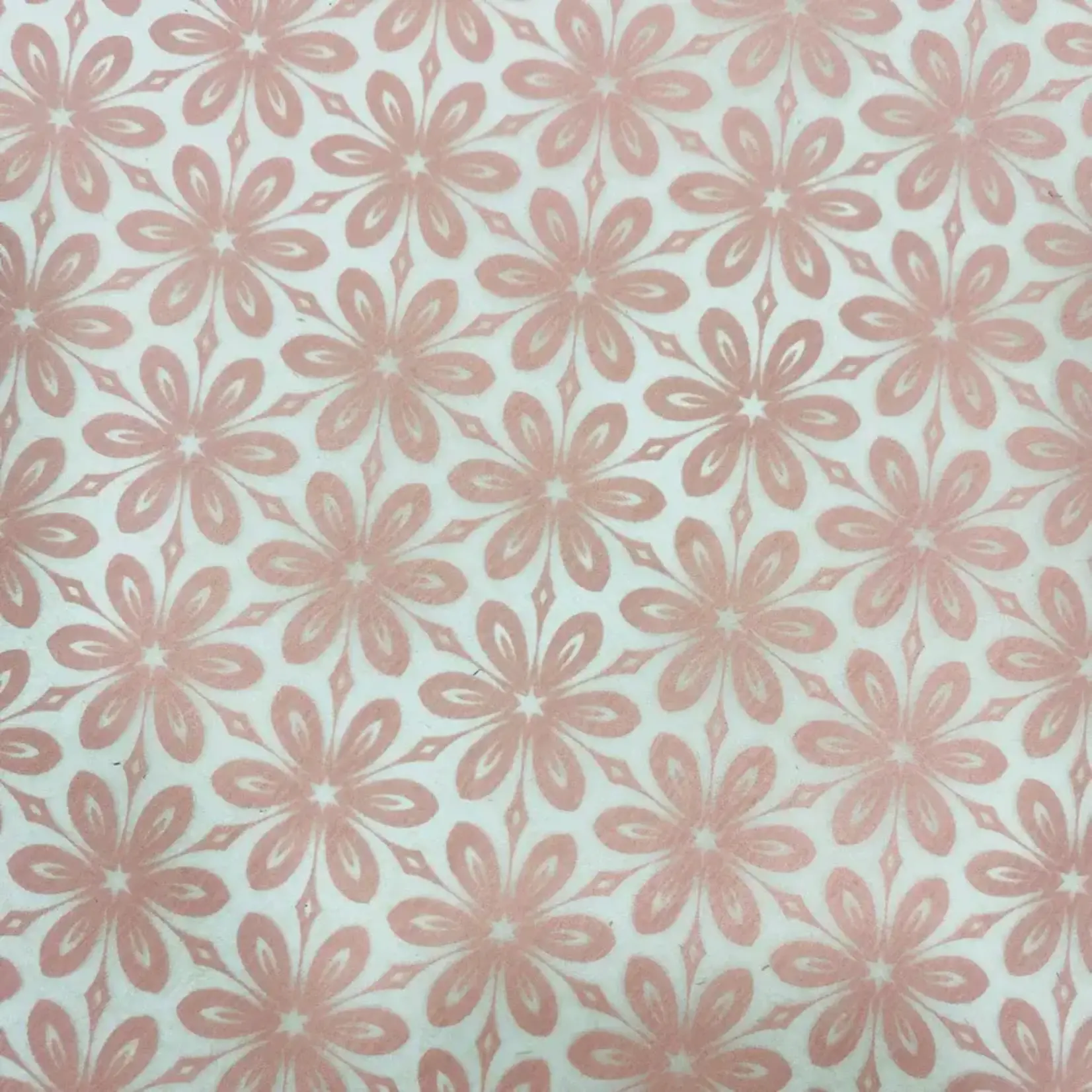 Elan Pottery Transfers Floral Wallpaper Underglaze Transfer - Pink