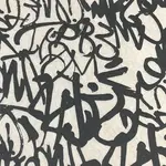 Elan Pottery Transfers Graffiti - Underglaze Transfer - black