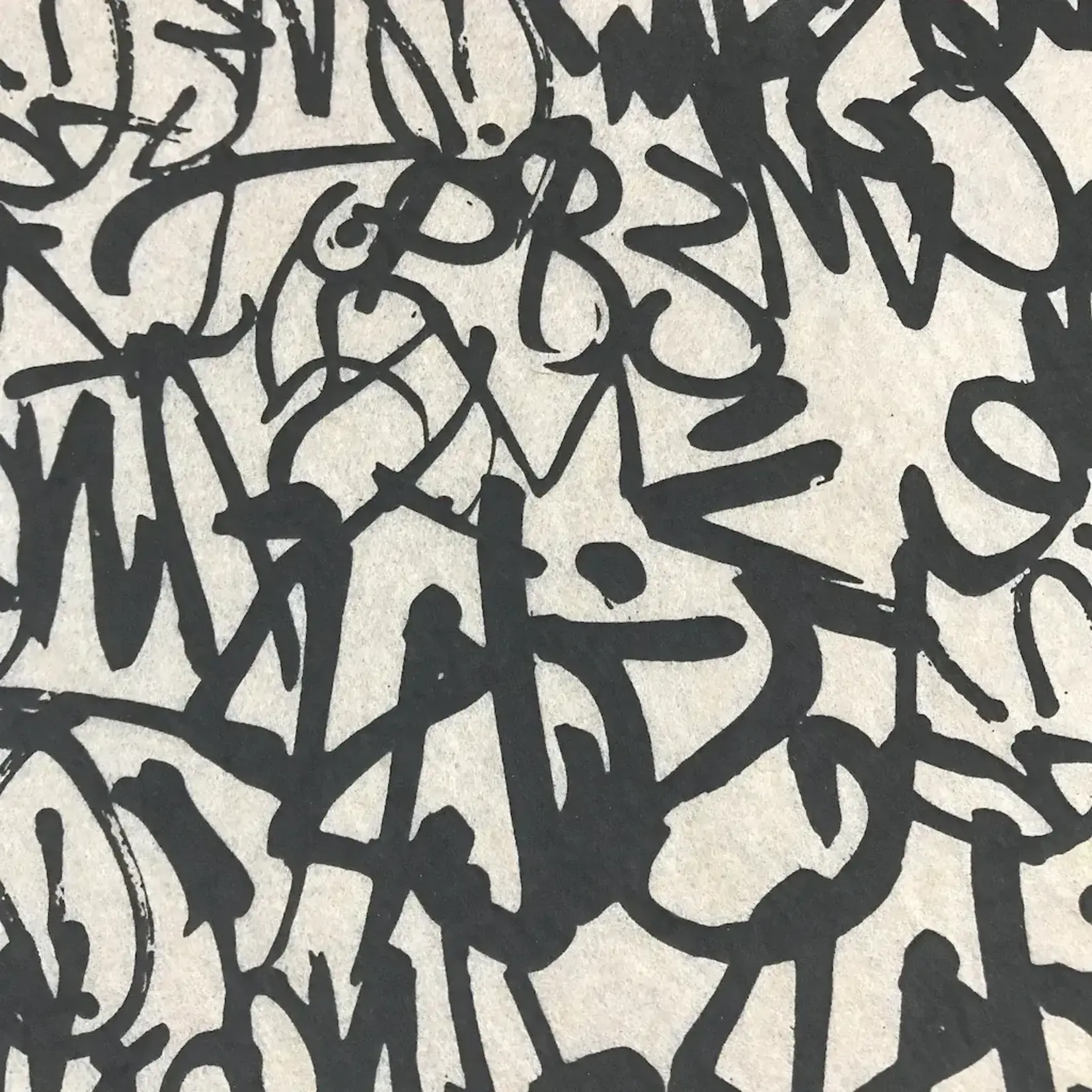 Elan Pottery Transfers Graffiti Underglaze Transfer - Black