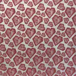 Elan Pottery Transfers Hearts - Underglaze Transfer Sheet - red