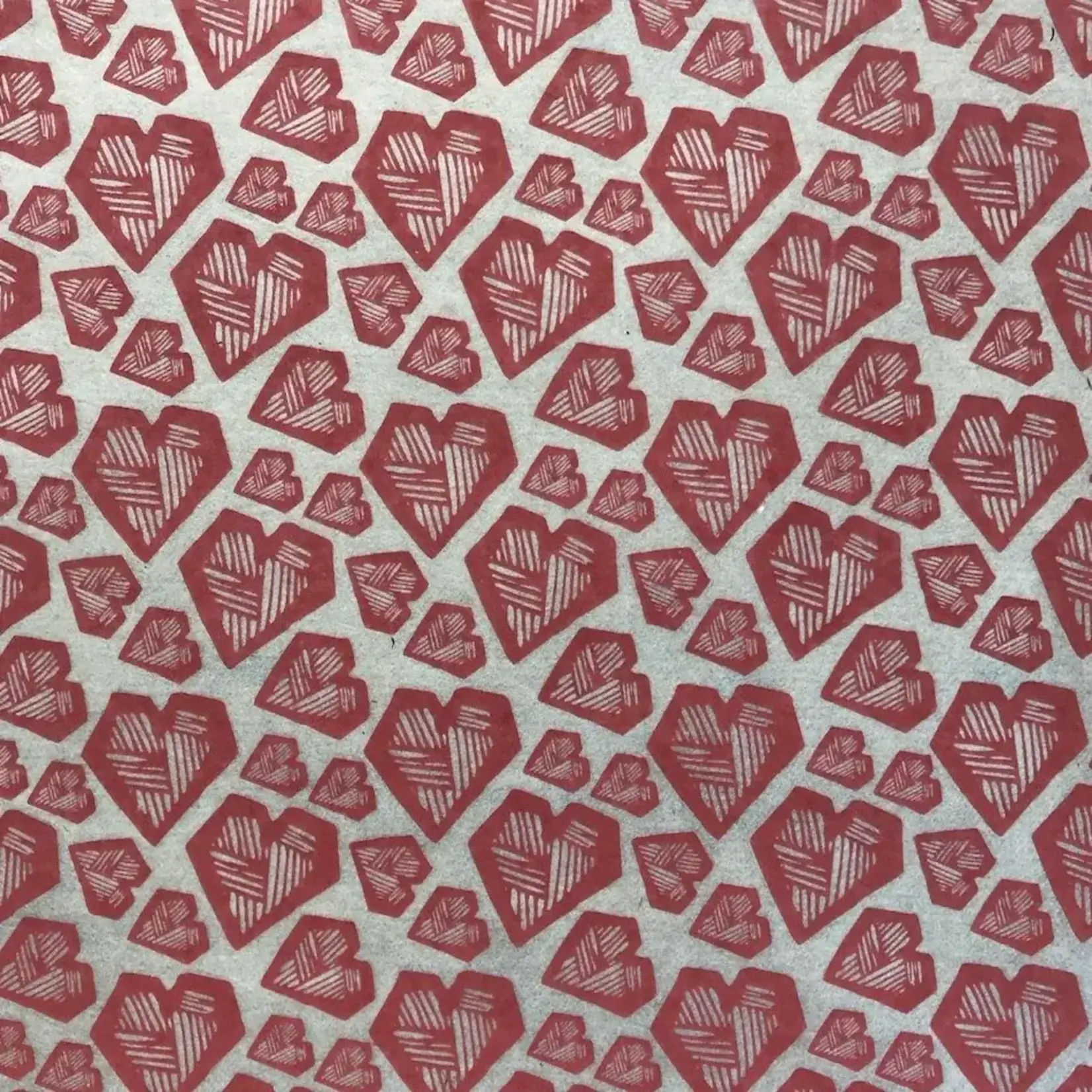 Elan Pottery Transfers Hearts Underglaze Transfer - Red