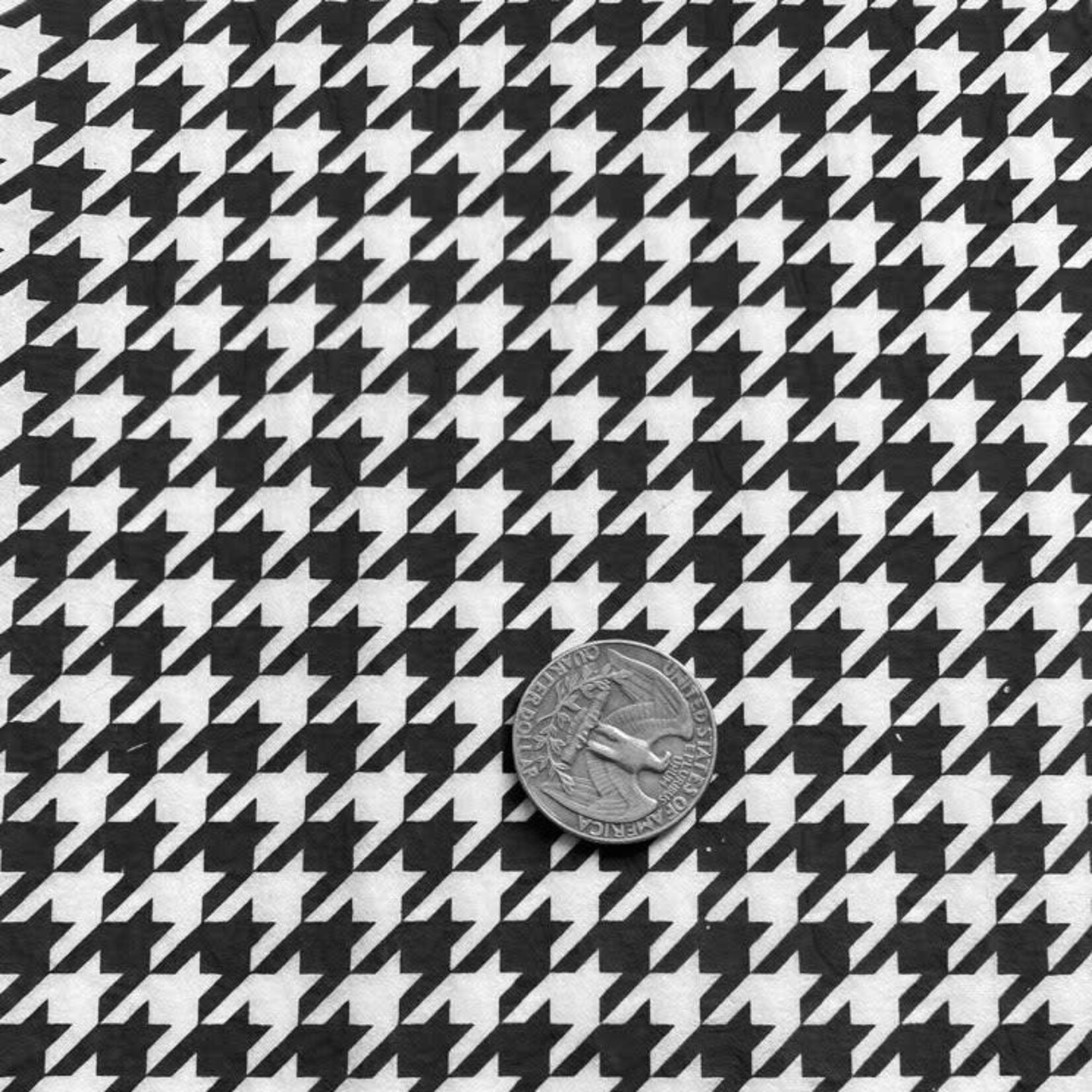 Elan Pottery Transfers Houndstooth Underglaze Transfer - Black