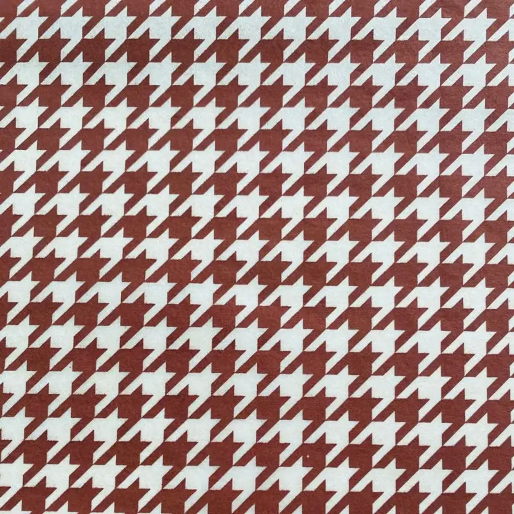 Elan Pottery Transfers Houndstooth Underglaze Transfer - Brown