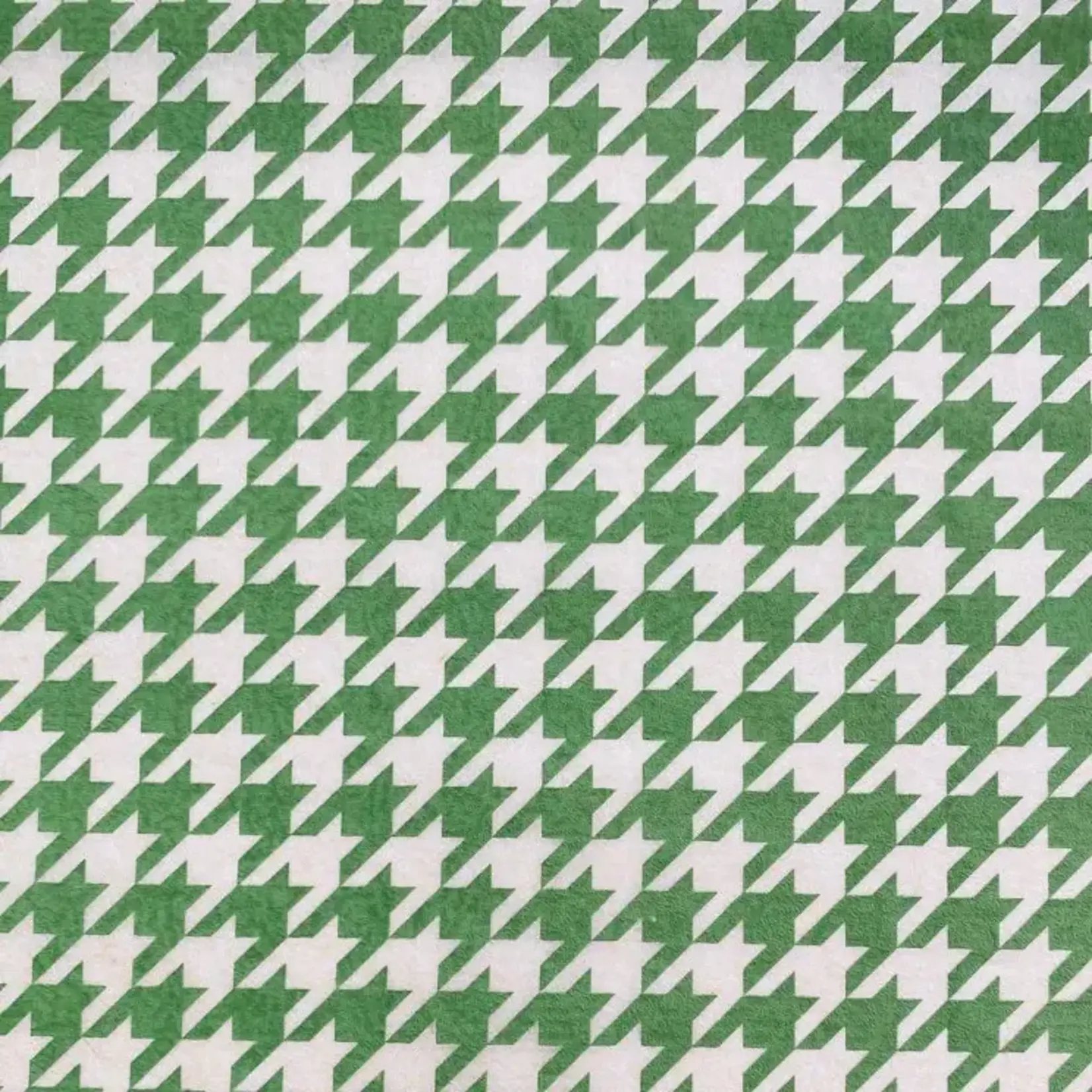 Elan Pottery Transfers Houndstooth Underglaze Transfer - Green