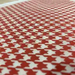Elan Pottery Transfers Houndstooth Underglaze Transfer - Red