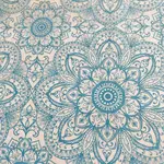 Elan Pottery Transfers Mandala (Closed Center) - Underglaze Transfer  - Turquoise