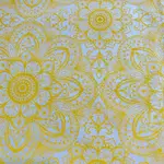 Elan Pottery Transfers Mandala (Closed Center) Underglaze Transfer - Yellow